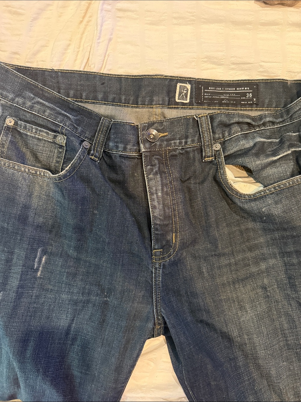 Marc Jacob’s Men's Blue Denim Jeans - 36 Waist
